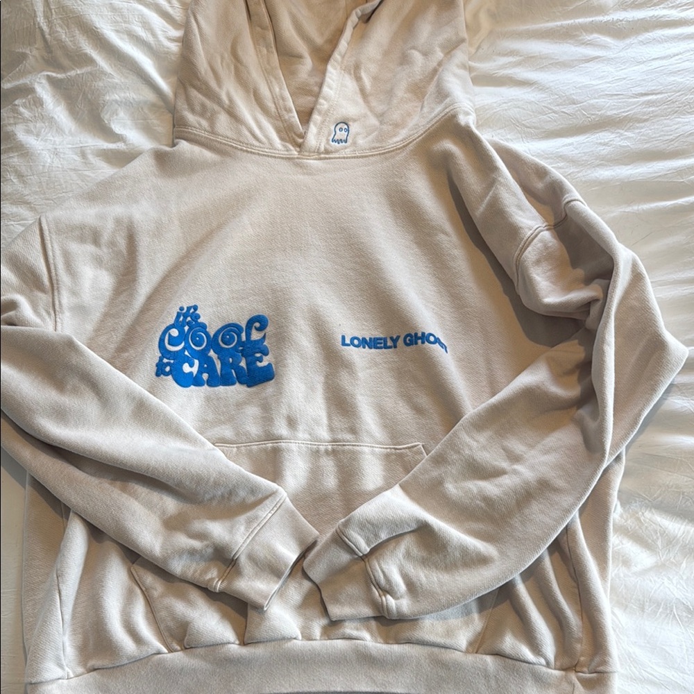 Lonely Ghost it’s cool to care hoodie!